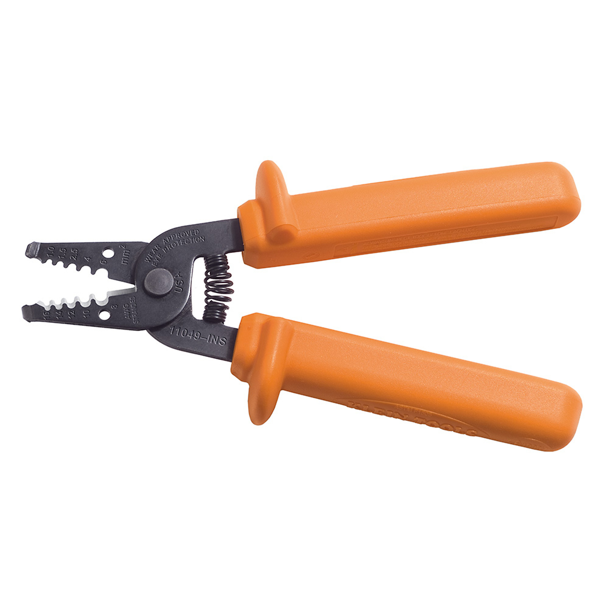 Klein Tools, Wire Stripper/Cutter 8-16 AWG Stranded, Model# 11049-INS
